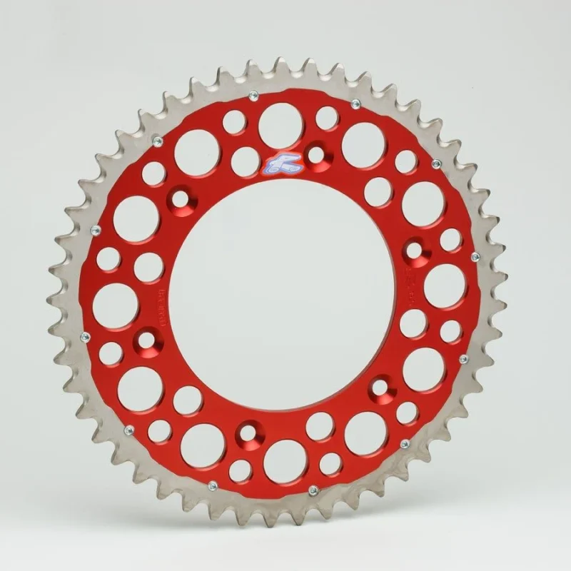 Renthal REAR Sprocket Twinring 289 49 STEEL-ALUMINIUM ,49 28949 - Red Honda Cr/Crf