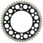 Renthal REAR Sprocket Twinring 808 49 STEEL-ALUMINIUM 2 Renthal REAR Sprocket Twinring 808 49 STEEL-ALUMINIUM - Black Suzuki Rm/Rmz
