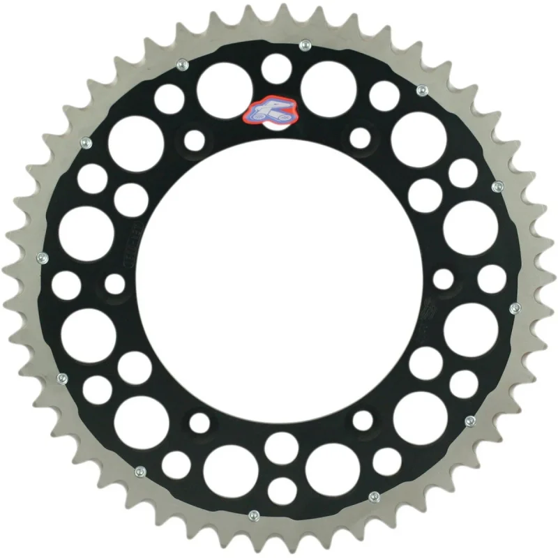 Renthal REAR Sprocket Twinring 808 49 STEEL-ALUMINIUM - Black Suzuki Rm/Rmz