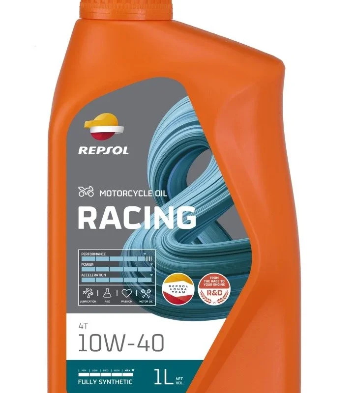 Repsol Engine OIL 4T Racing 10W40 1L MA2 Synthetic 12