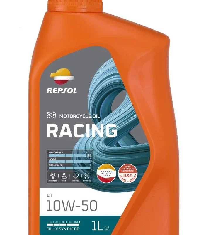Repsol Engine OIL 4T Racing 10W50 1L MA2 Synthetic 12
