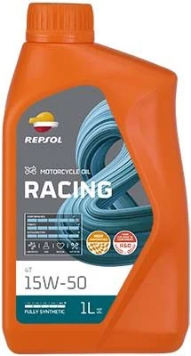 Repsol Engine OIL 4T Racing 15W50 1L MA2 Synthetic 12