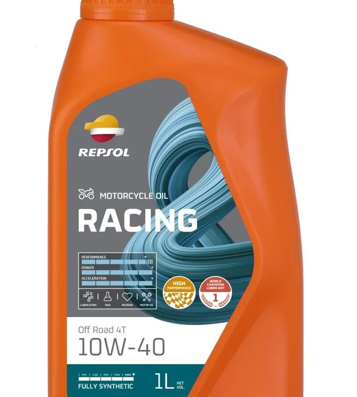 Repsol Engine OIL 4T Racing OFF ROAD 10W40 1L MA2 Synthetic 12