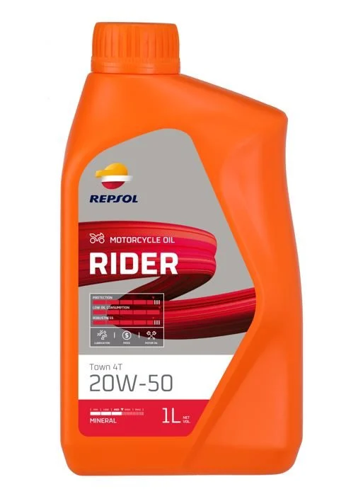 Repsol Engine OIL 4T Rider 20W50 1L MA2 Mineral 12