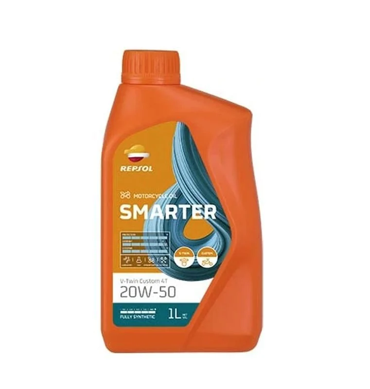 Repsol Engine OIL 4T Smarter Custom V-TWIN 20W50 1L MA2 SEMI-SYNTHETIC 12