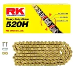 RK Drive Chain GS520H-120 CLIP LINK CL In Kit ,3 KN 1 RK Drive Chain GS520H-120 CLIP LINK CL In Kit ,3 KN - Gold