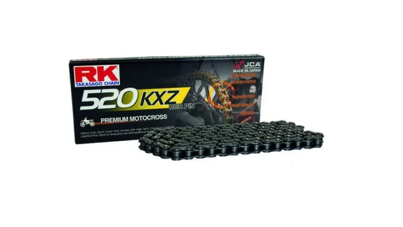 RK Drive Chain Motocross 520KXZ-120 CLIP LINK CL In Kit - Standard