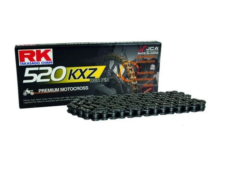 RK Drive Chain Motocross 520KXZ-120 CLIP LINK CL In Kit - Standard