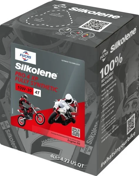 Silkolene Fuchs Engine OIL 100% Synthetic Ester PRO 4 XP 10W30 4L