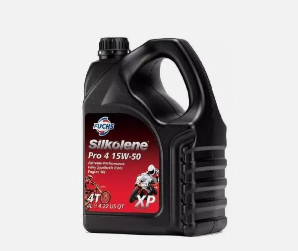 Silkolene Fuchs Engine OIL 100% Synthetic Ester PRO 4 XP 15W50 4L
