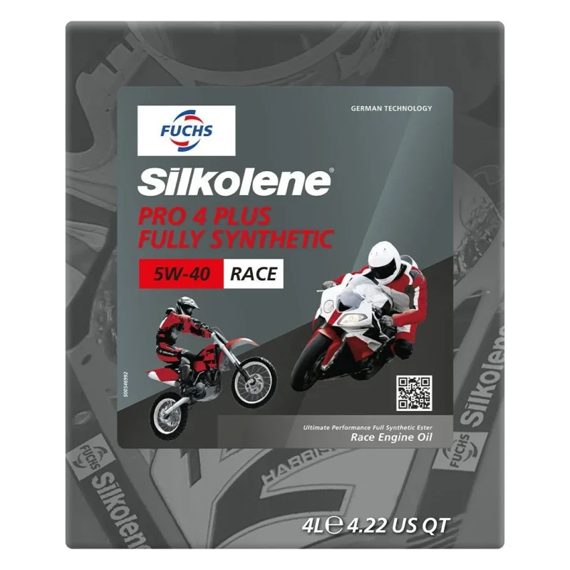 Silkolene Fuchs Engine OIL 100% Synthetic Ester PRO 4 PLUS 10W50 4L