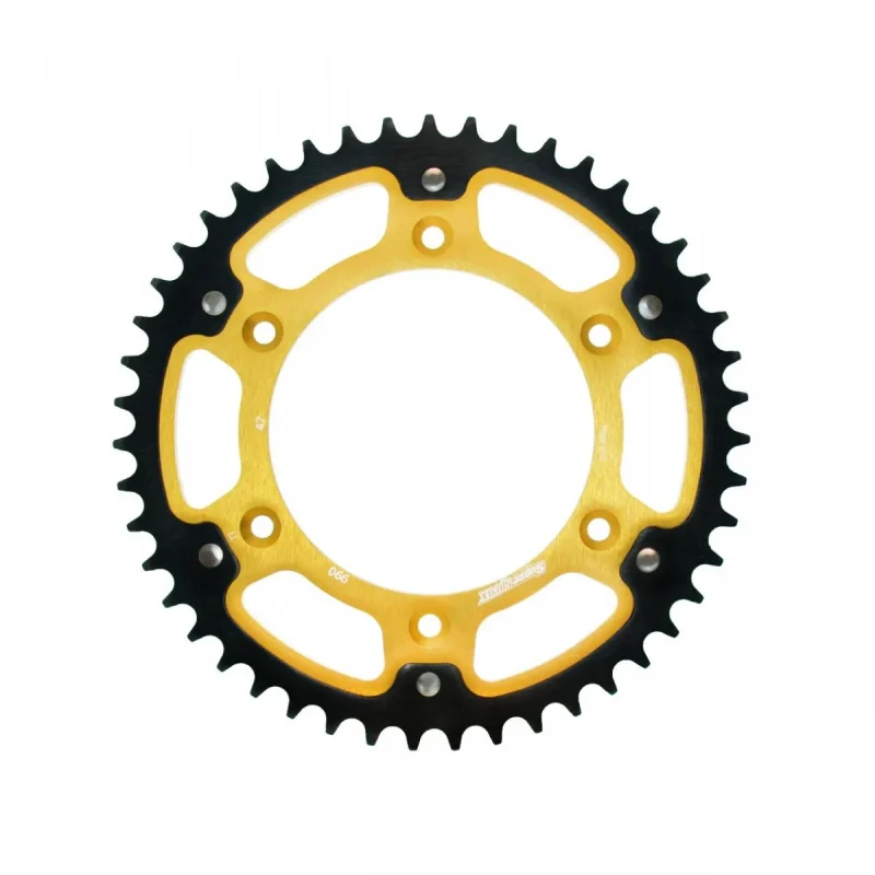 Supersprox REAR Sprocket 899 47 Stealth STEEL-ALUMINIUM KTM SX/EXC JTR897.47 - Gold