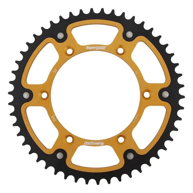 Supersprox REAR Sprocket 270 50 Stealth STEEL-ALUMINIUM Yamaha YZ/YZF '99-'18 JTR251.50 JTR245/2.50 - Gold