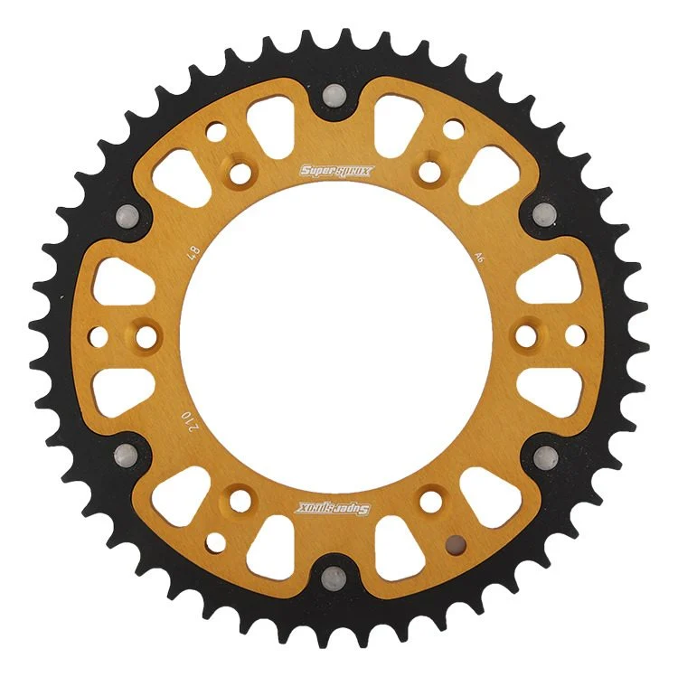 Supersprox REAR Sprocket 289 48 Stealth STEEL-ALUMINIUM Honda CR/CRF '83-'16 JTR210.48 - Gold