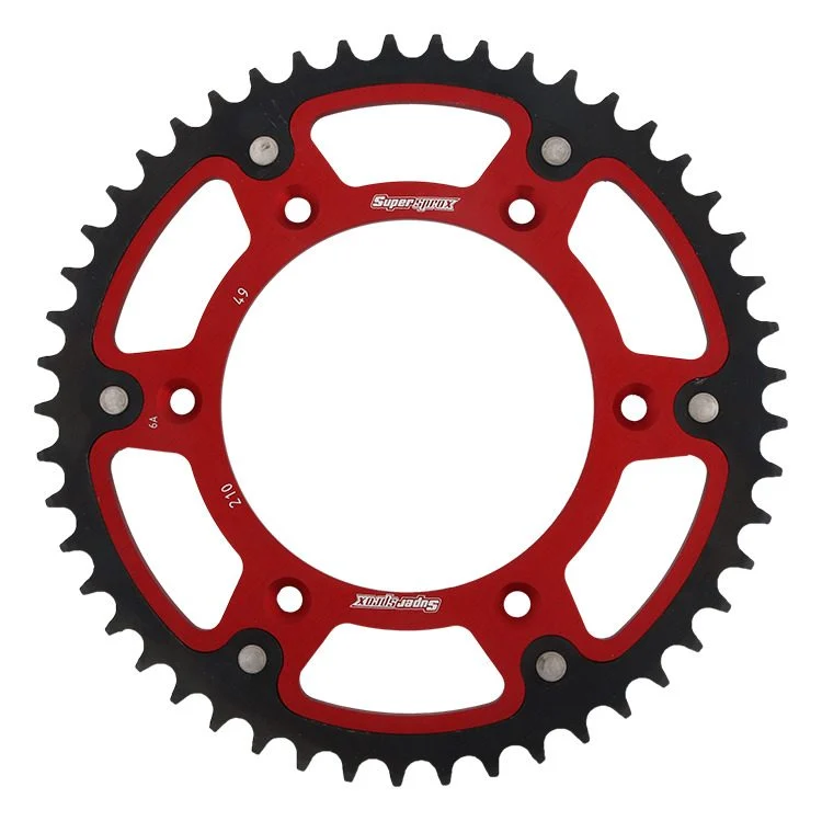 Supersprox REAR Sprocket 289 50 Stealth STEEL-ALUMINIUM Honda CR/CRF/XR '83-'16 JTR210.50 - Red