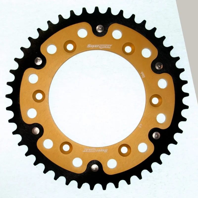 Supersprox REAR Sprocket 899 45 Stealth STEEL-ALUMINIUM KTM SX/EXC JTR897.45 - Gold