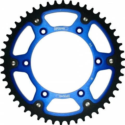 Supersprox REAR Sprocket 899 47 Stealth STEEL-ALUMINIUM KTM SX/EXC/EXCF/SXF, Husqvarna TE/TC/FE/TC '16- JTR897.47 - Blue