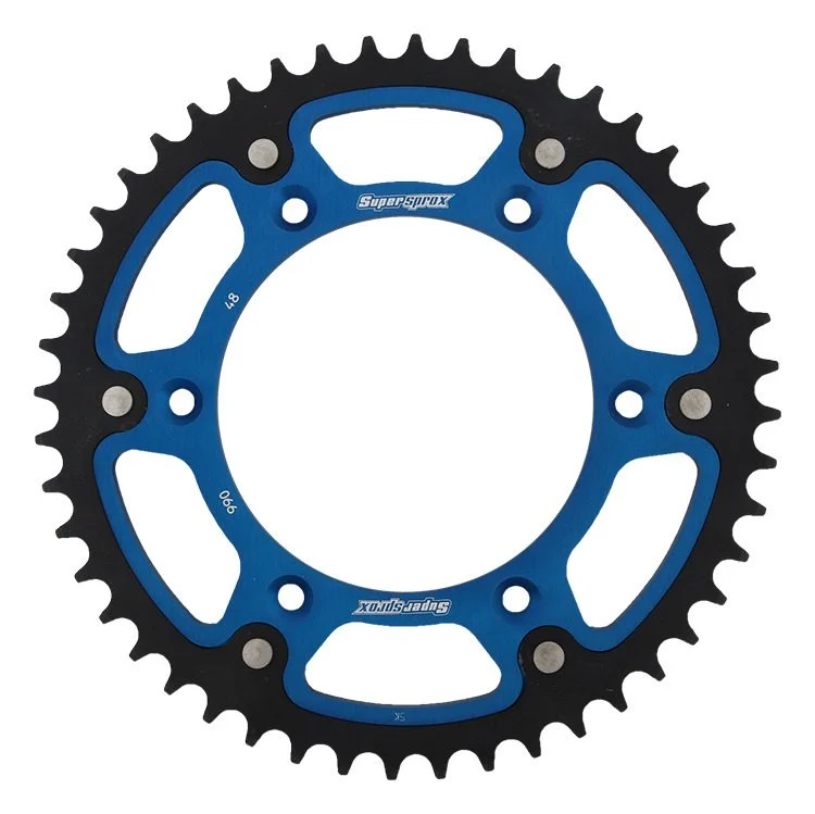 Supersprox REAR Sprocket 899 48 Stealth STEEL-ALUMINIUM KTM SX/EXC/EXCF/SXF, Husqvarna TE/TC/FE/TC '16- JTR897.48 - Blue