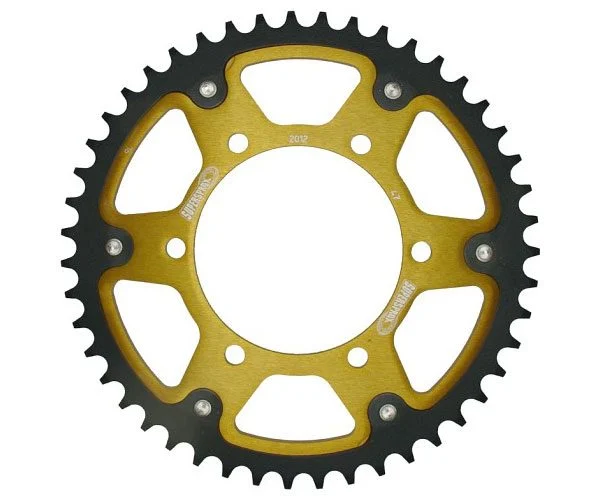 Supersprox REAR Sprocket 899 49 Stealth STEEL-ALUMINIUM KTM SX/EXC JTR897.49 - Gold