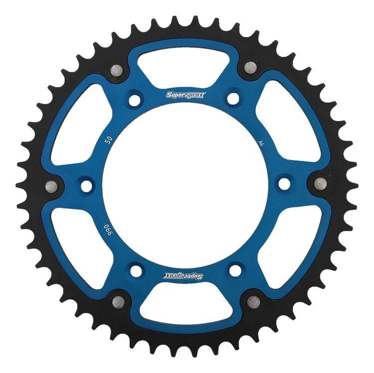 Supersprox REAR Sprocket 899 50 Stealth STEEL-ALUMINIUM KTM SX/EXC/EXCF/SXF, Husqvarna TE/TC/FE/TC '16- JTR897.50 - Blue