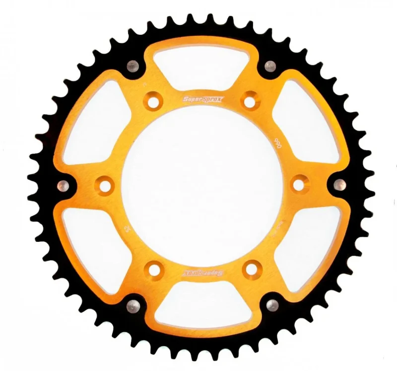 Supersprox REAR Sprocket 899 52 Stealth STEEL-ALUMINIUM KTM SX/EXC JTR897.52 - Gold