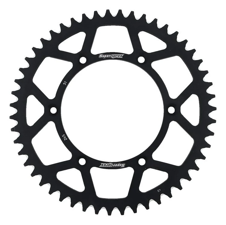 Supersprox REAR Sprocket Aluminium 7075-T6 Ergal 270 51 Yamaha YZ/YZF '99-'18 JTR251.51 JTR245/2.51 - Black