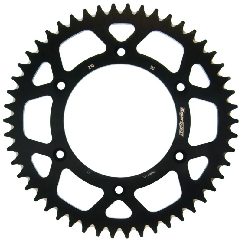 Supersprox REAR Sprocket Aluminium 7075-T6 Ergal 289 50 Honda CR/CRF/XR '83-'16 JTR210.50 - Black
