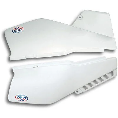 UFO Seat Side Panels Yamaha XT 600 '87-'90 - White