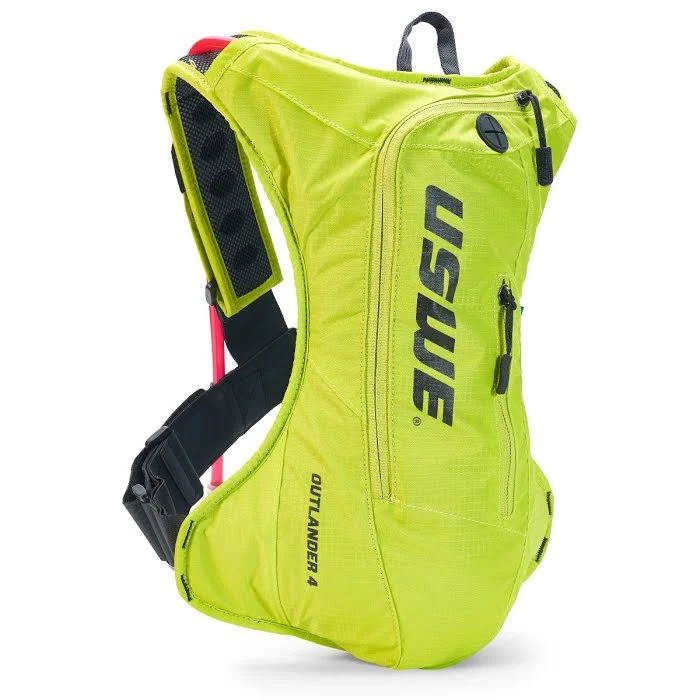 USWE Camel BAG Outlander 4 Crazy - Fluo Yellow Moto/Bike capacity 3L fluid (3L+4L backpack)