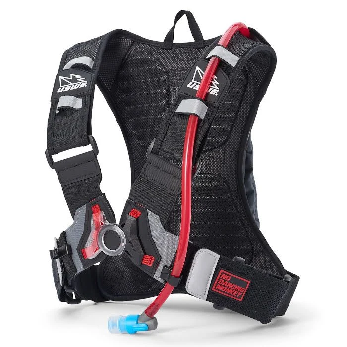 USWE Camel BAG MOTO Hydro 3 - Black/Grey Moto/Bike capacity 2 Litry fluid (3L backpack + 2L fluid)