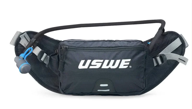 USWE Waist Pack Bike and Moto ZULO 2L WITH Hydration System 1,5L - Black/Grey