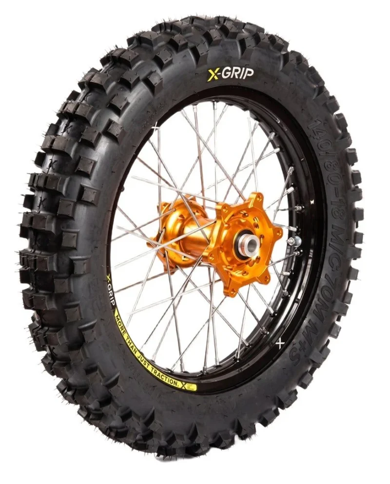 X-GRIP Tyre 120/90-18 JACK THE Gripper SOFT M/C 65M TT M+S F.i.m Rear DOT 08-52/2024
